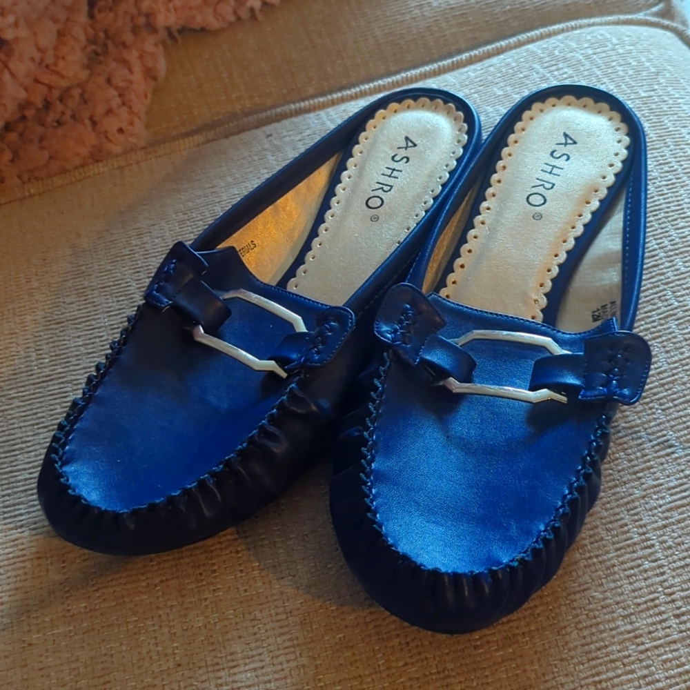 Ashro Rush Hour Slide Mule 12M Blue